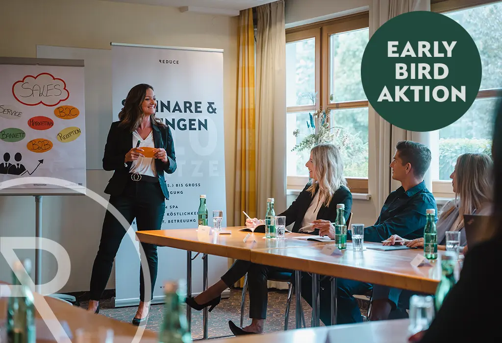 Early Bird Aktion im Seminarhotel Reduce im Burgenland